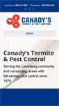 Mobile Screenshot of canadystermiteandpestcontrol.com